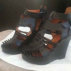 Authentic Givenchy gladiator wedges